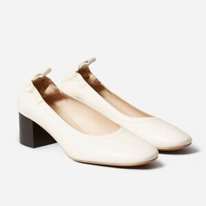 Everlane The Day Heel in Bone Size 8